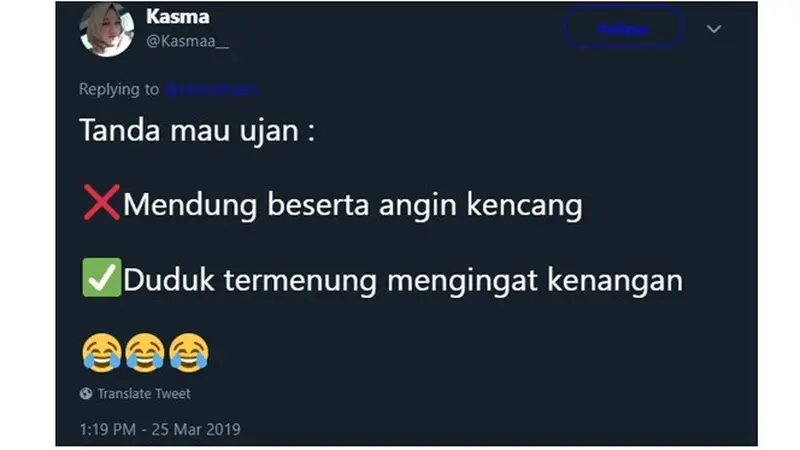 5 Tanda Mau Hujan Versi Netizen Ini Kocak Abis