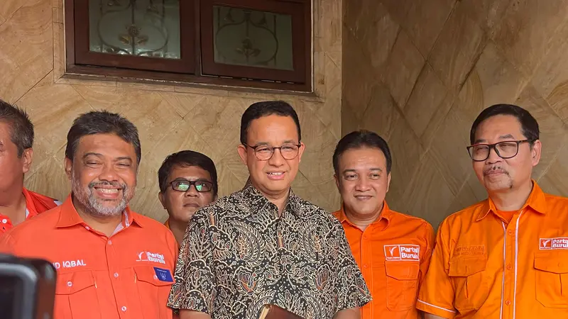 Anies Baswedan menemui jajaran pengurus dari Partai Buruh, Minggu (25/8/2024).