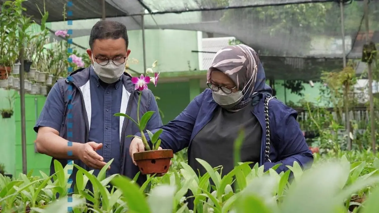 Cerita Anies Baswedan dan Istri Kunjungi Taman Anggrek Ragunan
