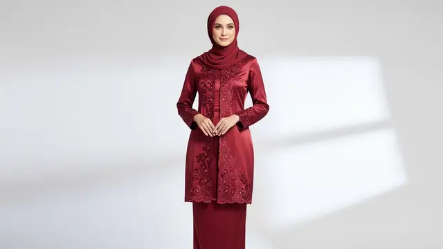 Baju Kurung Bordir Mewah