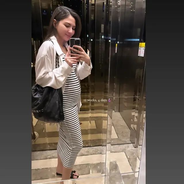 6 Potret Jessica Mila Pamer Baby Bump, Auranya Semakin Terpancar