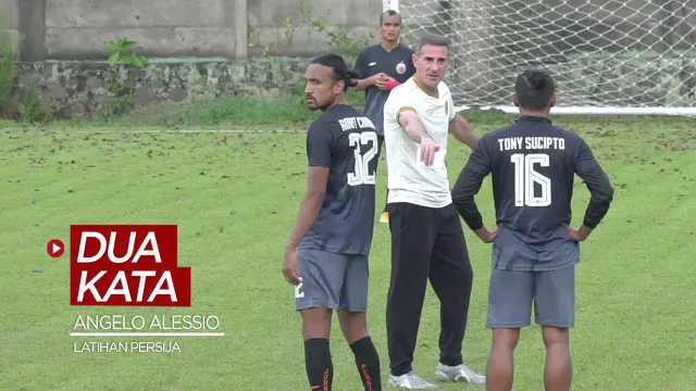 VIDEO: 2 Kata dalam Bahasa Indonesia yang Diucapkan Angelo Alessio di Latihan Persija Jakarta
