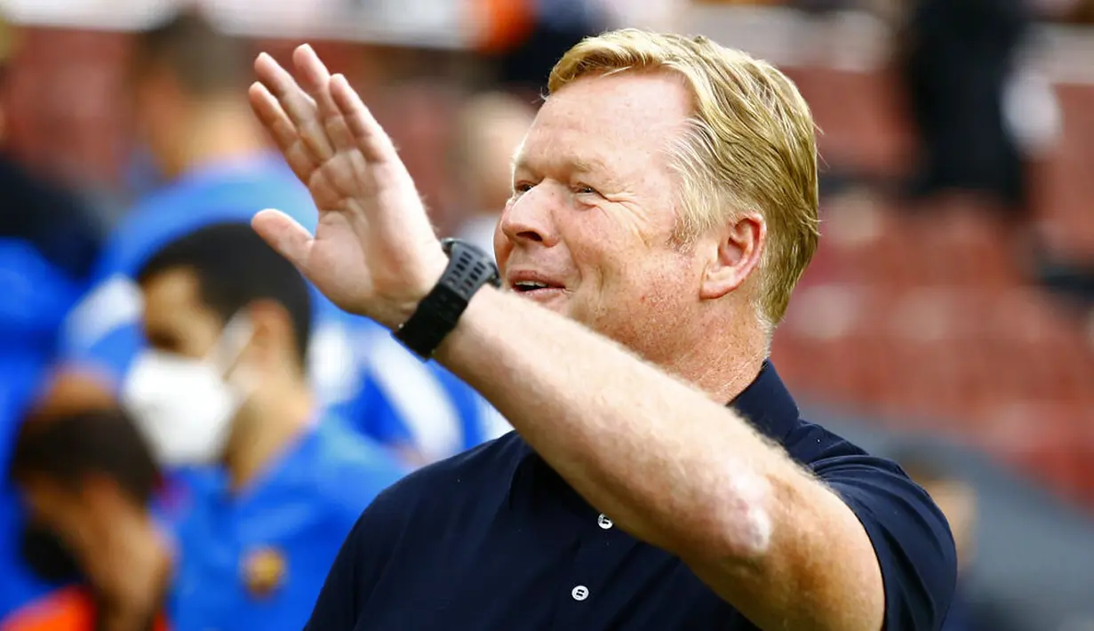 Kemenangan ini membuat skuat Ronald Koeman semakin percaya diri untuk mengarungi Liga Spanyol 2021/2022 tanpa Lionel Messi. (Foto: AP/Joan Monfort)
