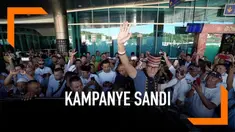Sandiaga Uno melanjutkan kampanyenya ke Labuan Bajo dan Pulau Komodo. Disana Sandi berjanji akan mengembangkan lagi pariwisata jika menang Pilpres 2019.