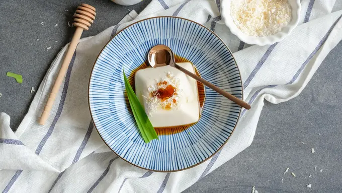 pudding susu gula merah