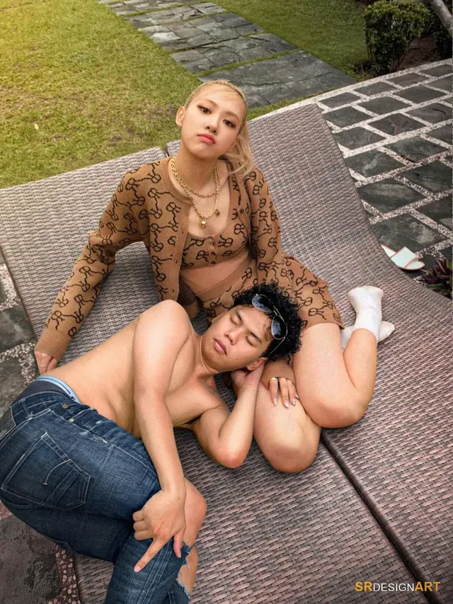 6 Editan Foto Pria Bareng Artis Cewek Hangout di Taman Ini Kocak