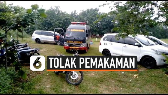 VIDEO: Warga Tolak Pemakaman Pasien Covid-19