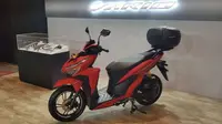 All New Honda Vario 150 lengkap dengan aksesorisnya. (Herdi/Liputan6.com)