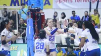 Tim bola voli putri, Bandung BJB Tandamata menjaga asa lolos ke final four setelah meraih kemenangan atas Yogya Falcons dalam pertandingan lanjutan kompetisi PLN Mobile Proliga 2025 pekan 5 putaran dua.