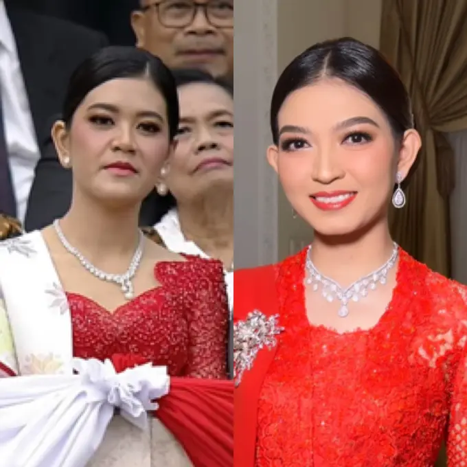 Kahiyang Ayu dan Selvi Ananda saat Pelantikan Prabowo-Gibran