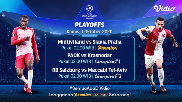 Jadwal Live Streaming Playoff Liga Champions Leg Kedua Di Vidio Siapa Lolos Ke Fase Grup Dunia Bola Com
