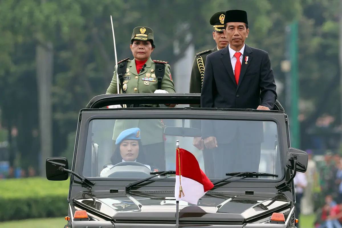 Presiden Jokowi Pimpin Apel Hari Kartini
