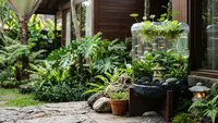 Cara Menyulap Galon Bekas Menjadi Kolam Mini Bergaya Jepang, Estetik dan Menenangkan di Sudut Rumah