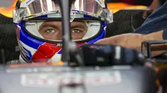 Pembalap asal Belanda tersebut menuntaskan balapan 19 lap dengan finis di urutan kedua di belakang Oscar Piastri. (AP Photo/Darko Bandic)