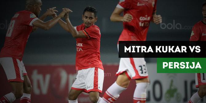 VIDEO: Highlights Liga 1 2017, Mitra Kukar vs Persija Jakarta 1-2