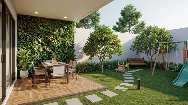 Prompt AI untuk Renovasi Rumah dengan Desain Teras dan Kebun Impian