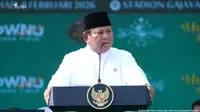 Prabowo di Mujahadah Kubro NU: Tak Ada Bangsa yang Kuat, Kalau Pemimpinnya Tidak Rukun