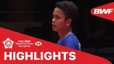 Berita video match highlights BWF World Tour Final 2019 antar Chen Long melawan Anthony Ginting pada babak penyisihan, Kamis (12/12/2019).