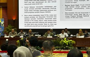 Menteri Keuangan (Menkeu) Purbaya Yudhi Sadewa dalam sidang Debottlenecking, Kamis (7/5/2026). (Foto: Liputan6.com/Gagas YP)