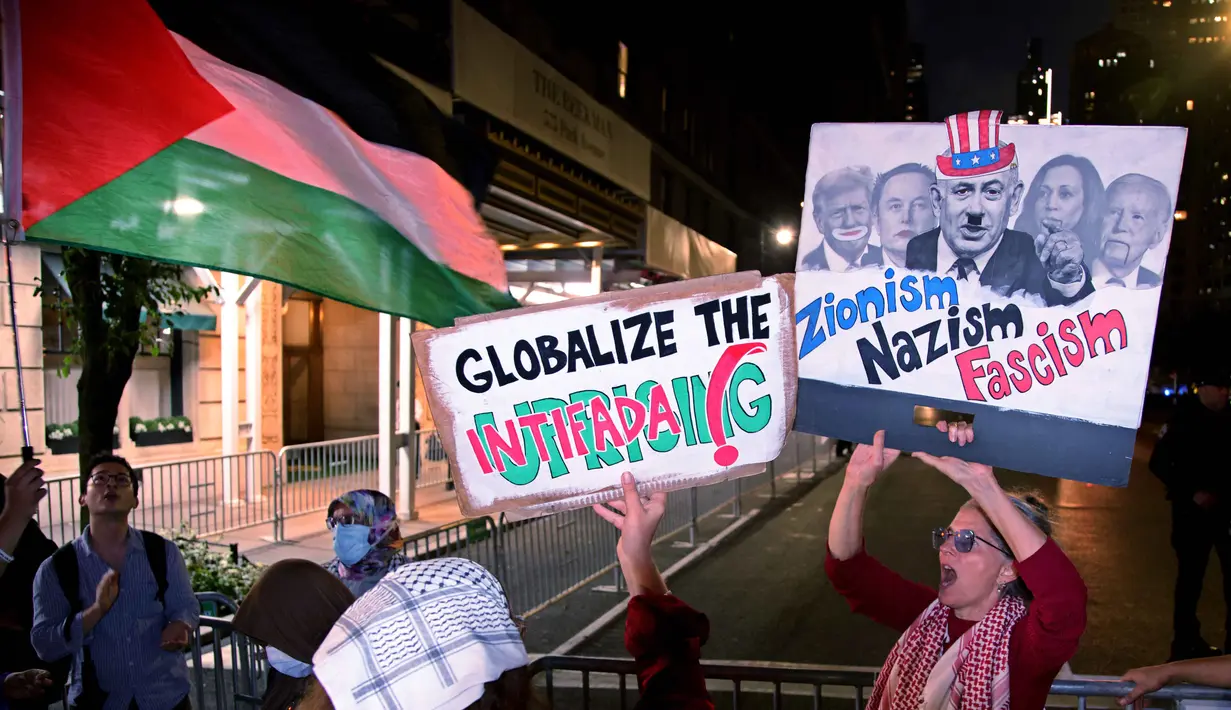 Sebagai catatan, agresi militer Israel di Jalur Gaza saat ini telah menewaskan lebih dari 65.400 orang, korban mayoritas anak-anak dan perempuan. (Leonardo MUNOZ/AFP)