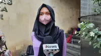 Jane Abel, putri pesepakbola Bambang Pamungkas diperiksa Polda Metro Jaya sebagai saksi kasus dugaan penelantaran anak. (Liputan6.com/Ady Anugrahadi)