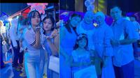 Puput mantan istri Doddy Sudrajat bersama anaknya akrab dengan keluarga Haji Faisal di pesta ultah Gala Sky yang kedua (Foto: Instagram @puput100ly)