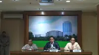 Konferensi pers terkait bertajuk Audit BPK atas Alutsista di Kantor Pusat BPK Jakarta (Foto: Achmad Liputan6.com)