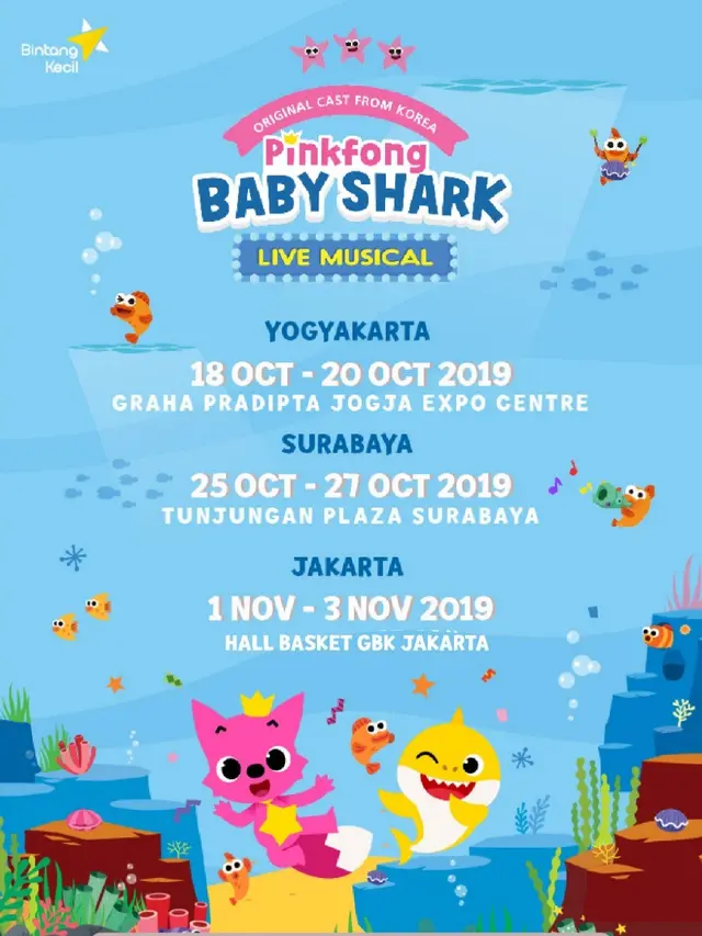 Baby Shark Live Musical Hadir di Indonesia, Yuk Joget Bersama Lagu