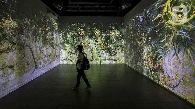 FOTO: Mengunjungi Pameran Proyeksi Video Mapping di Galeri Nasional Indonesia