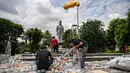 Indonesia menjadi negara penyumbang sampah plastik terbesar ketiga di dunia setelah India dan Nigeria dengan rata-rata produksi sampah mikroplastik 3,4 juta ton per tahun. (Juni KRISWANTO/AFP)