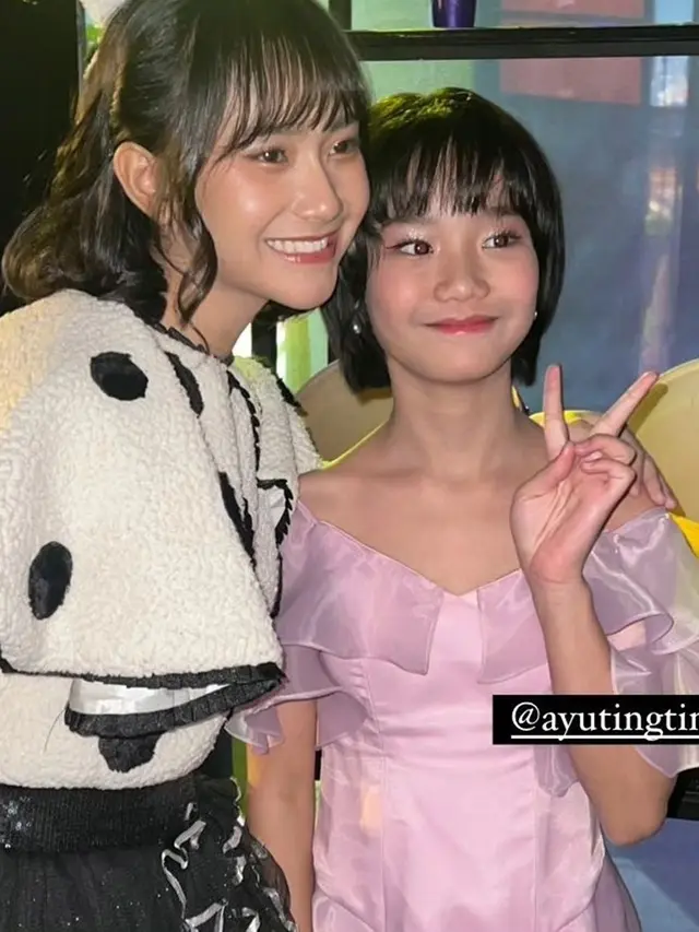 6 Potret Kemiripan Bilqis Anak Ayu Ting Ting dan Freya JKT48, Sama-Sama Imut