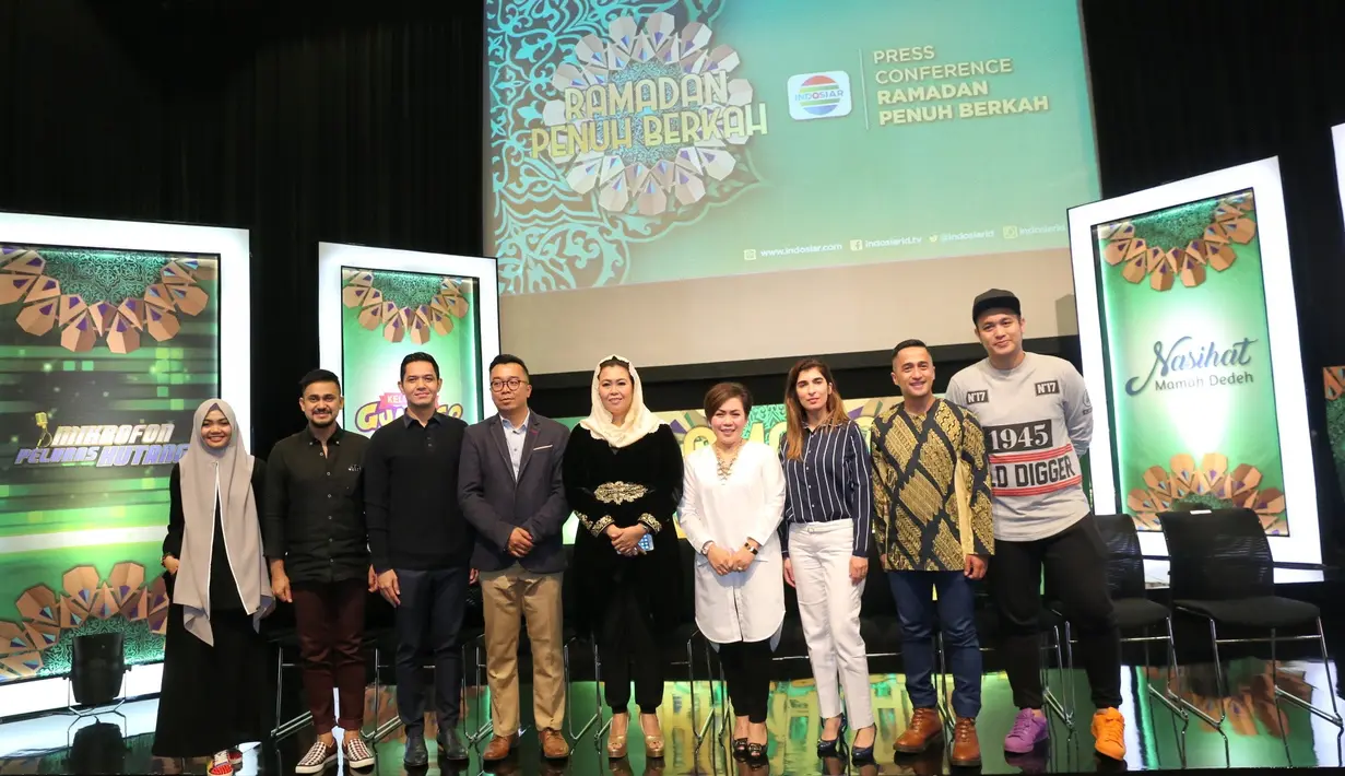 Menyambut datangnya bulan suci Ramadhan, banyak hal yang dilakukan publik. Termasuk Indosiar, sebagai stasiun televisi yang telah siap dengan datangnya bulan Ramadhan. (Adrian Putra/Bintang.com)