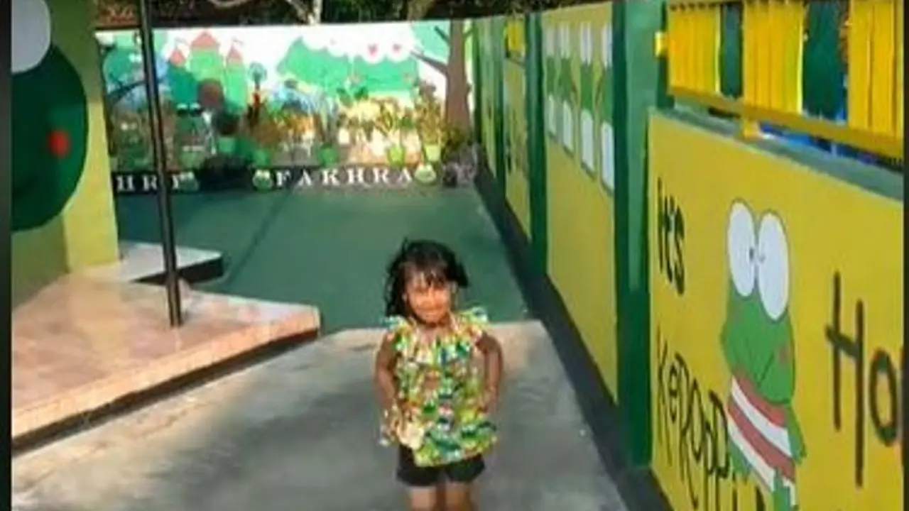 Viral Rumah Dihias Serba Keroppi, Disebut Mirip TK dan Taman Bermain