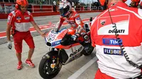 Pebalap Ducati, Andrea Dovizioso, bertekad untuk meraih podium pada MotoGP Aragon demi menjaga asa dalam perburuan gelar musim 2017. (dok. MotoGP)