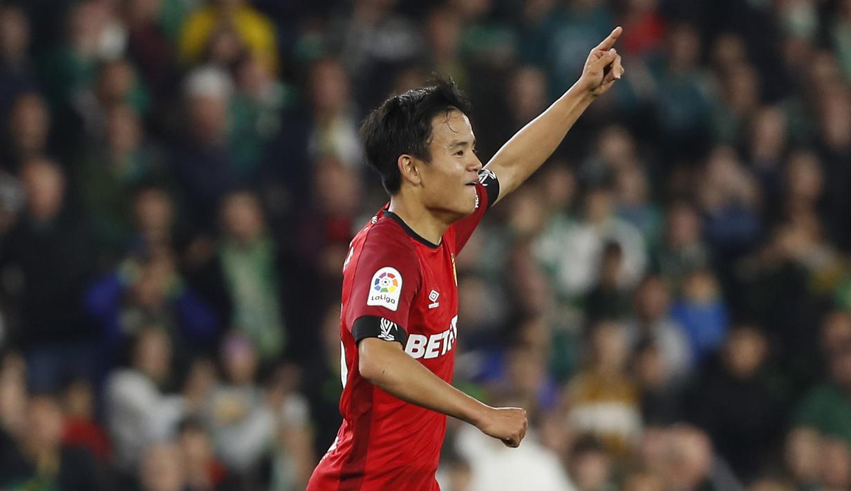 Sebagai pemain muda, pemampilan Kubo musim ini cukup impresif dengan catatan empat gol dan lima asis. (Foto/La Liga)