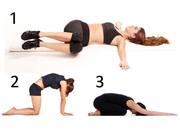 3 gerakan yoga sederhana./Copyright healthmeup.com