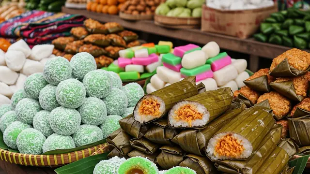 Ilustrasi Jajanan Pasar