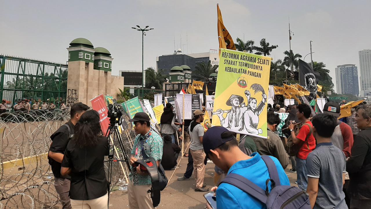 Gedung DPR/MPR Mulai Dipadati Mahasiswa