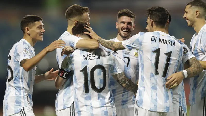 Foto Copa America: Lionel Messi Gemilang, Argentina Gilas Ekuador dan Tembus Semifinal