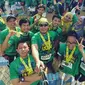 OPPO Indonesia menggelar acara unik bertajuk "Selfie Run 2016" di Plaza Selatan Gelora Bung Karno, Jakarta. (Instagram Harris Fadhillah)