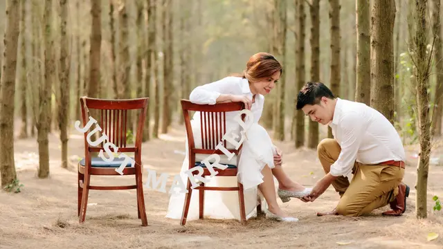 couple bahagia romantis