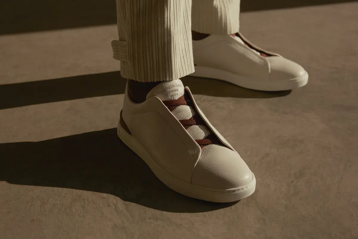 Triple Stitch Sneaker, Sepatu Ikonik Zegna yang Hadir dengan Konsep Ramah Lingkungan