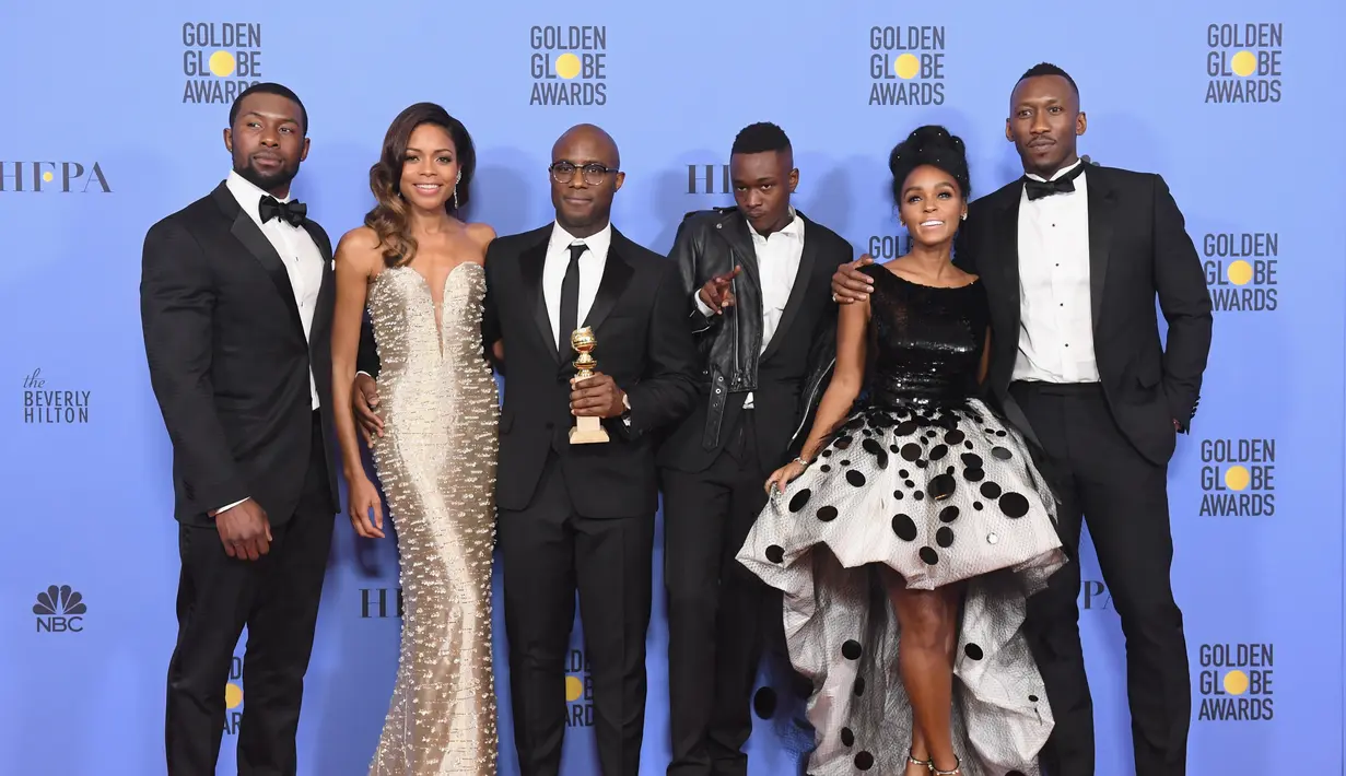 Golden Globes diseleggarakan pada 8 Januari 2007 di Beverly Hills, California. Dalam ajang penghargaan ini, Moonlight memenangkan kategori Best Motion Picture - Drama. (KEVIN WINTER / GETTY IMAGES NORTH AMERICA / AFP)
