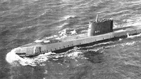 USS Nautilus pada 20 Januari 1955 (US Nautilus / US Navy / Public domain)
