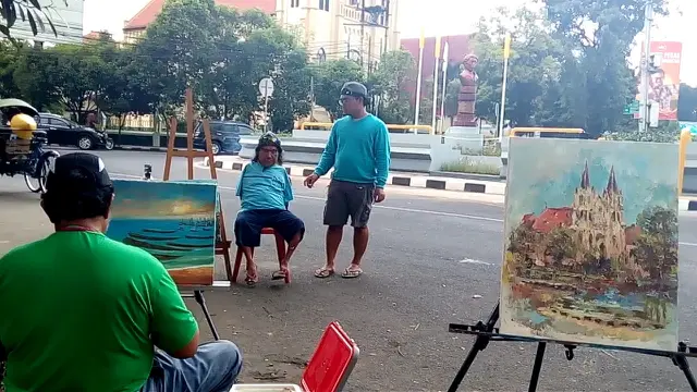 Pelukis Difabel Asal Malang Berkarya Hingga ke Berbagai Belahan Dunia