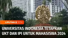 Universitas Indonesia telah menetapkan besaran uang kuliah tunggal atau UKT untuk mahasiswa baru 2024. Kendati ada kenaikan, pihak UI menjamin mahasiswa tidak akan mengalami hambatan perkuliahan karena masalah finansial.