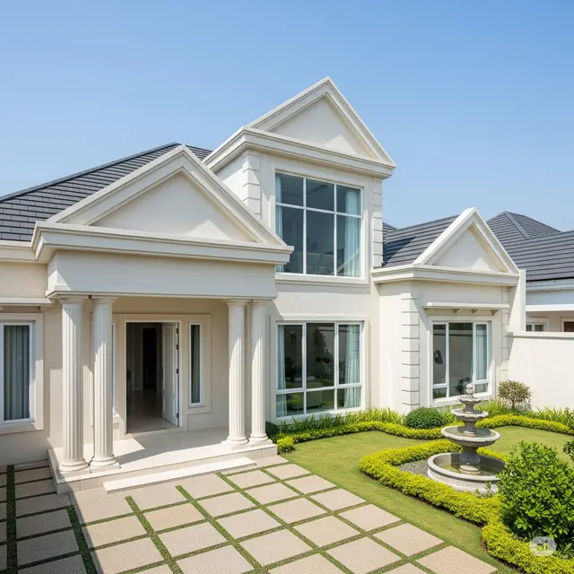 7 Inspirasi Rumah Klasik Modern Sederhana untuk Hunian Masa Kini