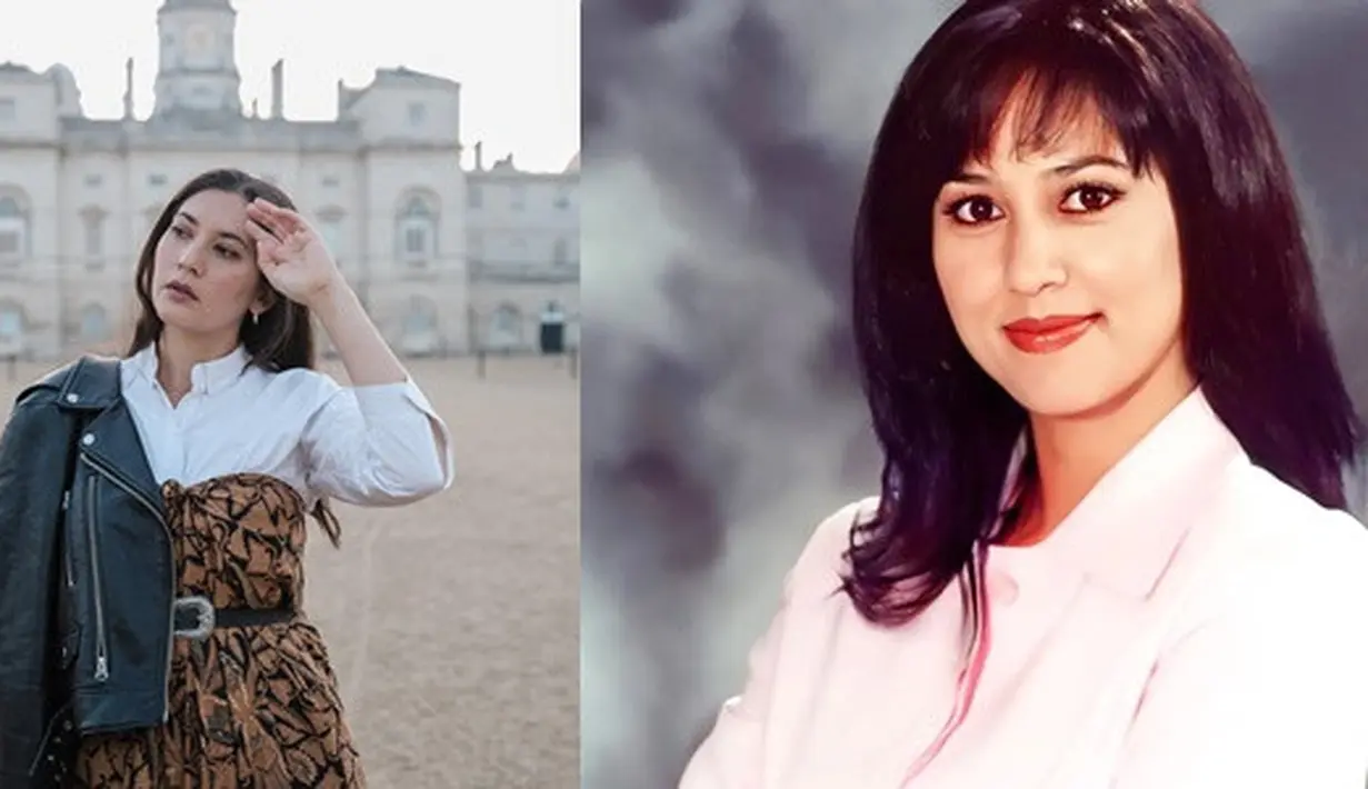 Terlihat dari dua foto ini, wajah mereka memang sekilas mirip ya.