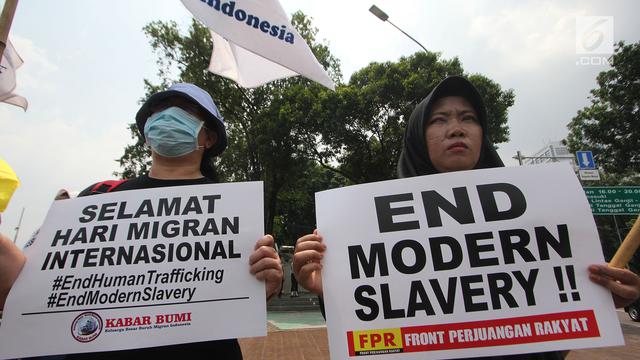 Hari Buruh Migran Internasional 2018, Massa Geruduk Istana Merdeka