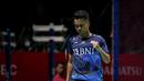 <p>Selebrasi tunggal putra Indonesia, Anthony Sinisuka Ginting setelah meraih angka saat menghadapi wakil Singapura, Loh Kean Yew pada babak perempatfinal Daihatsu Indonesia Masters 2024 di Istora Senayan, Jakarta, Jumat (26/1/2024). Anthony Ginting menang dua game langsung dengan skor 21-17, 21-19. (Bola.com/Bagaskara Lazuardi)</p>